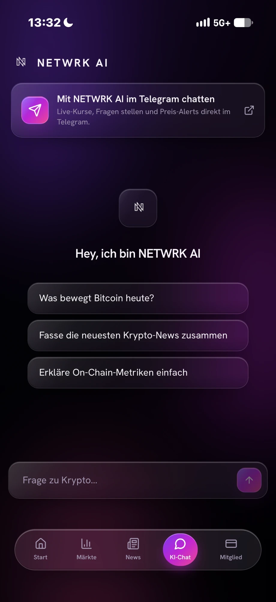 The NETWRK AI assistant